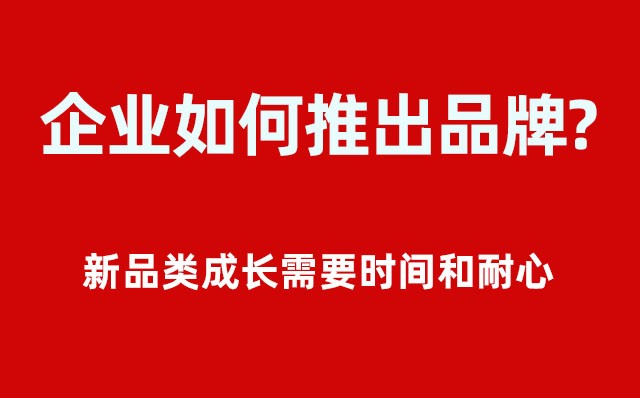 企業(yè)如何推出品牌？----- 新品類成長(zhǎng)需要時(shí)間和耐心